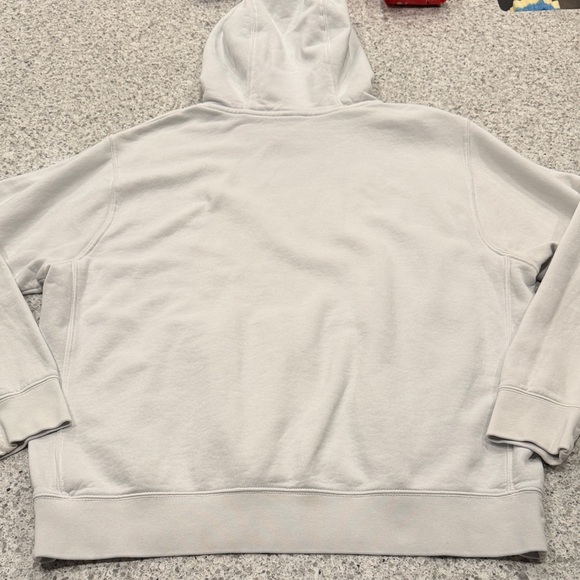 Nike Men’s White Large Hoodie with Black Swoosh - Picture 5 of 6